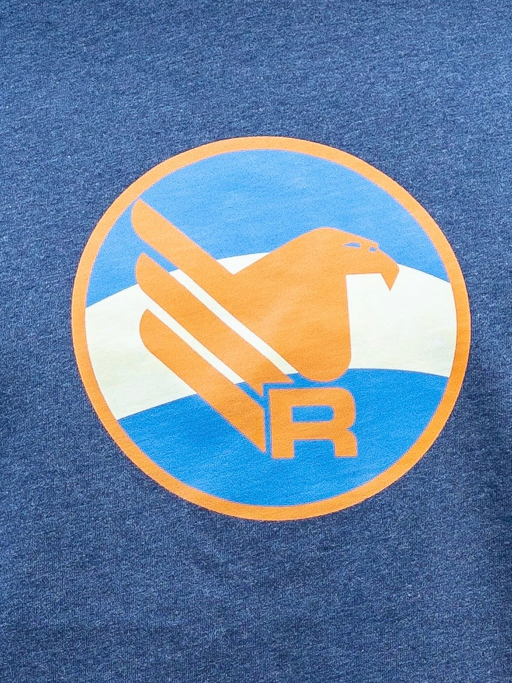 BAUMWOLL-T-SHIRT MIT RUNDEN LOGO